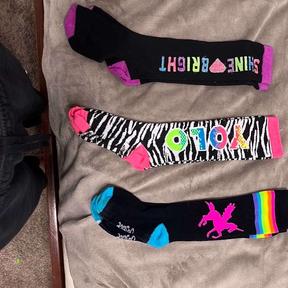 JUSTICE CRAZY SOCKS